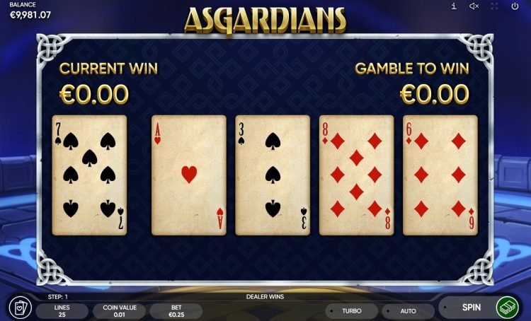 Asgardians slot gameplay