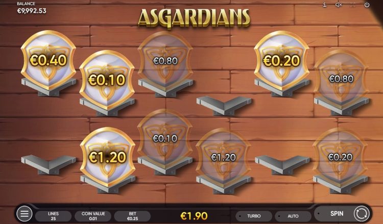 Asgardians online slot bonus