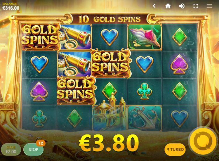 Atlantis gokkast Free Spins bonus trigger