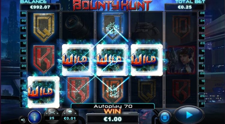 Bounty Hunt online slot gameplay