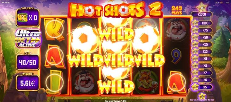 Hot Shots 2 online slot Ultra Bet