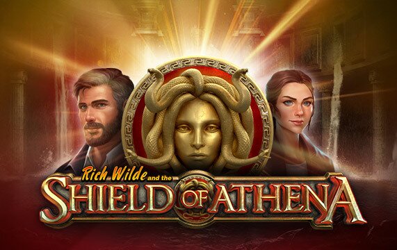 Rich Wilde shield of athena play n go logo