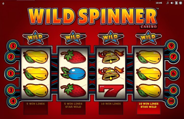 Wild Spinner Casino online slot gameplay