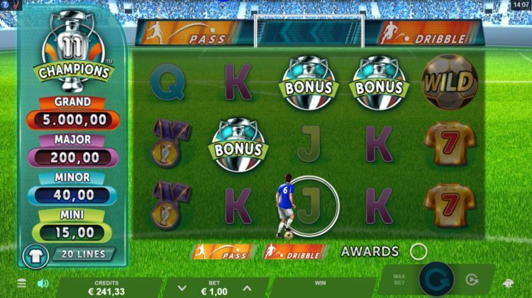 11 champions slot microgaming bonus trigger