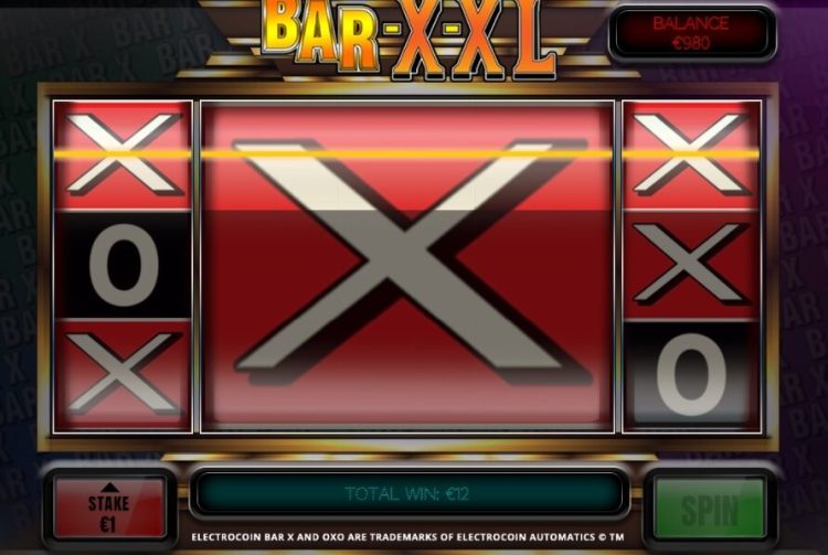 Bar-X XL slot gameplay