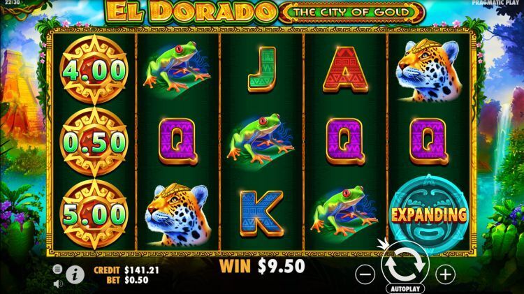 Eldorado City of Gold slot feature