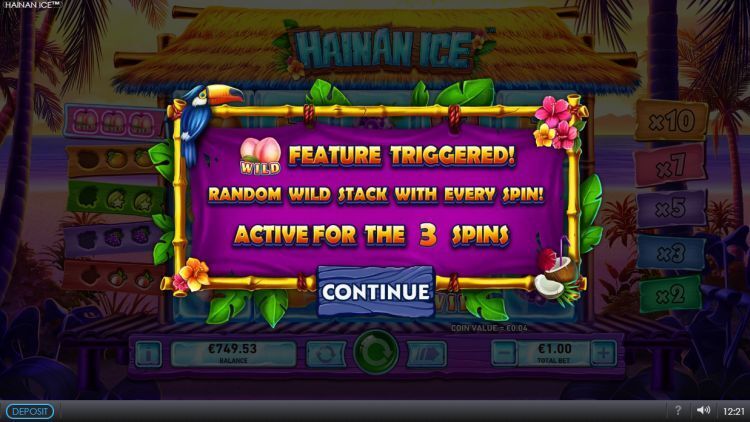 Hainan Ice slot Free Spins bonus