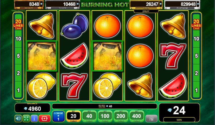 Burning Hot Egypt Quest slot EGT