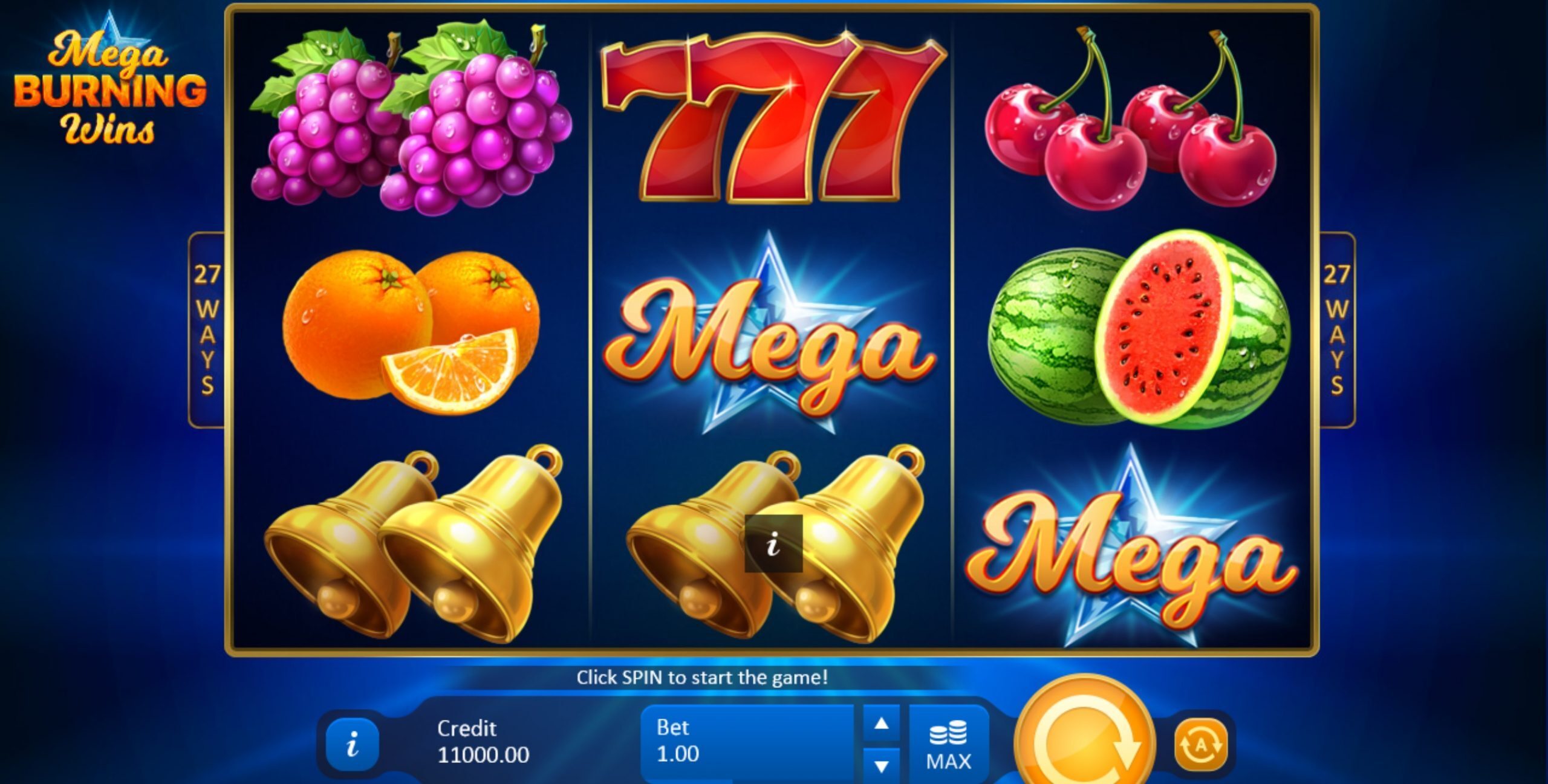 Mega Burning Wins 27 Ways slot