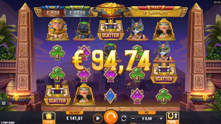 3 tiny gods slot review bonus trigger