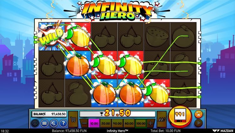 Infinity Hero slot review win