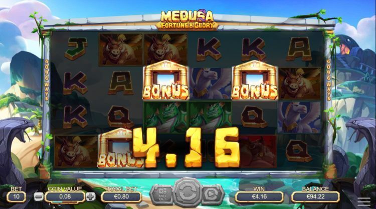 Medusa-Fortune-Glory-slot- review bonus trigger