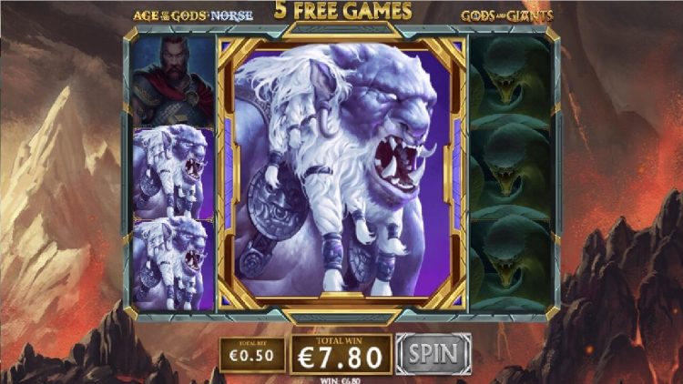 Age of the Gods Norse Gods and Giants slot Playtech