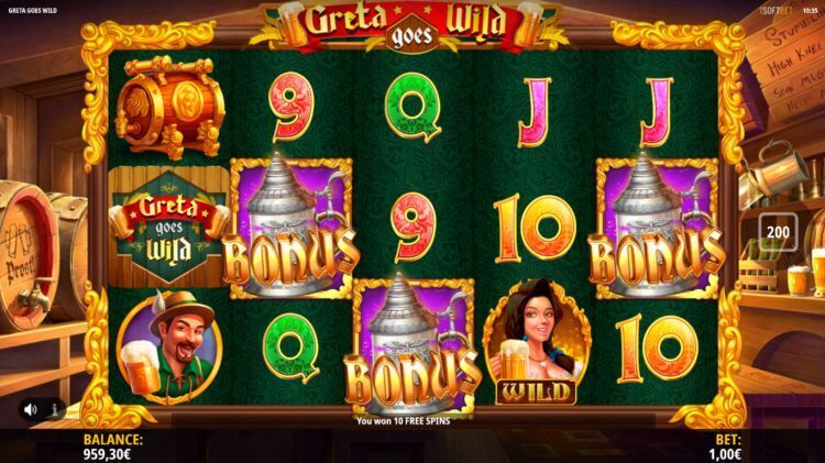 Greta goes wild slot review bonus trigger 2