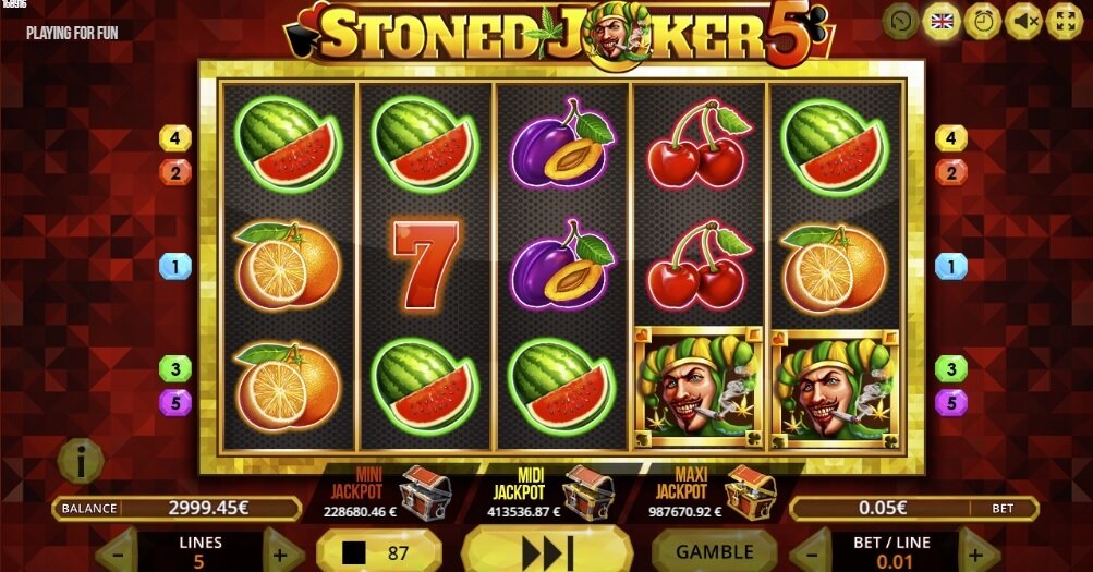 Stoned Joker 5 slot review