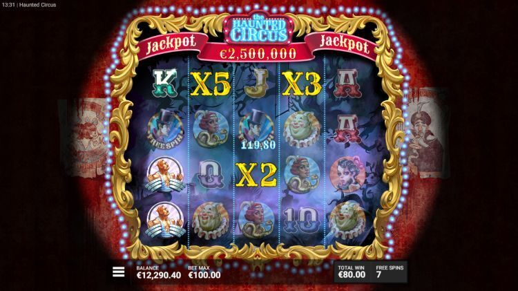 The-Haunted-Circus-slot review hacksaw gaming