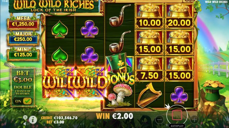 Wild-Wild-Riches-slot review bonus trigger