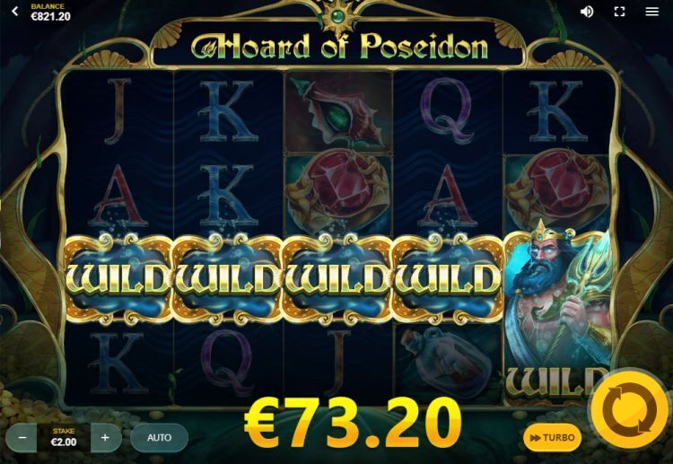 Hoard of Poseidon slot review wild feature