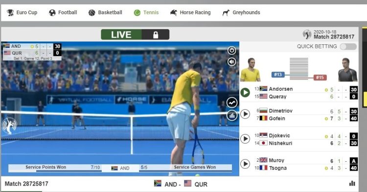 Virtuele Sportweddenschappen Tennis