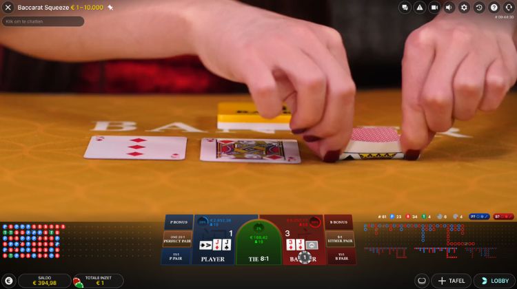 Baccarat Squeeze Live Squeezen