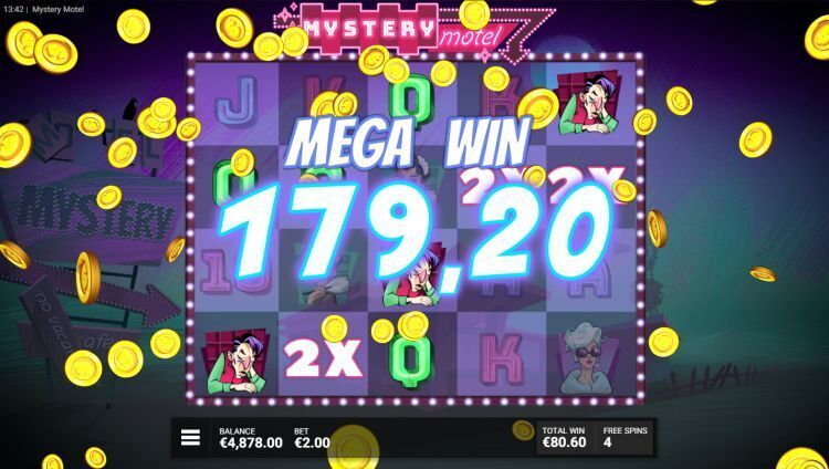 Mystery Motel slot review free spins win