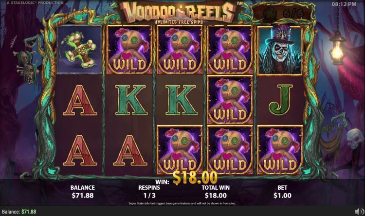 Voodoo Reels slot big win