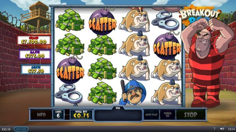 Breakout Bob slot free spins trigger