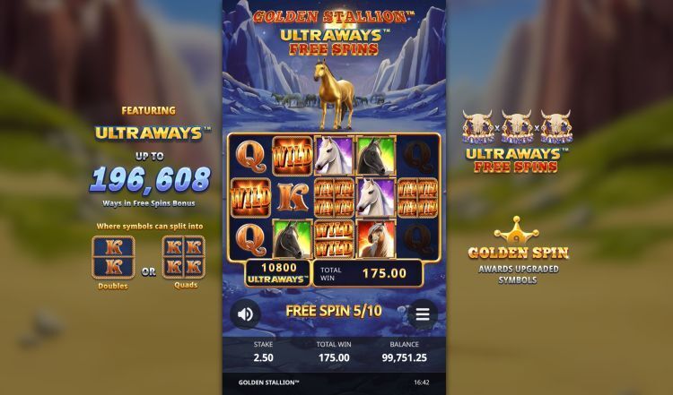 Golden Stallion Ultraways review bonus win