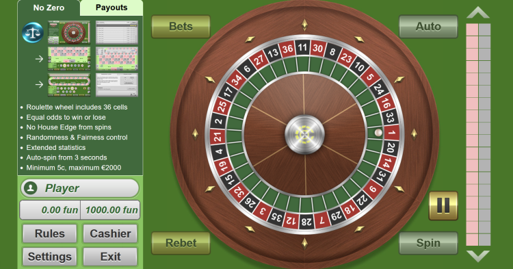 No Zero Roulette speluitleg