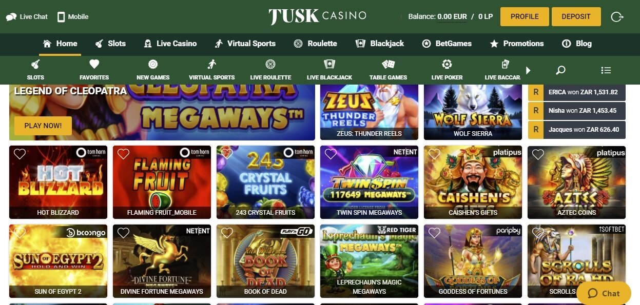 Tusk Casino review