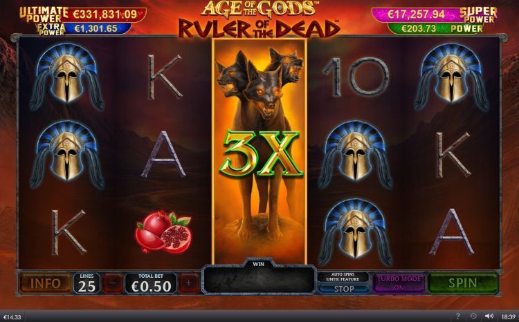 age of gods ruler of dead slot playtech