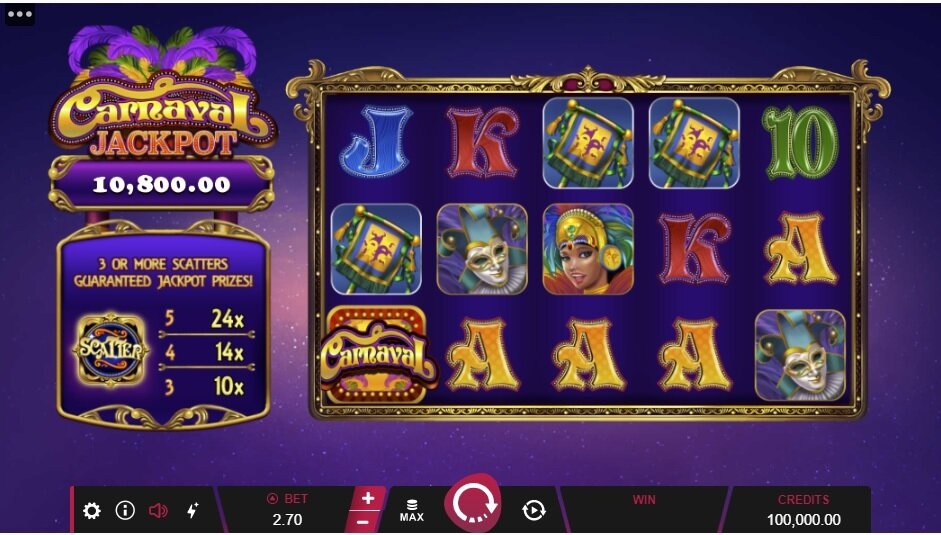 Carnaval Jackpot gokkast