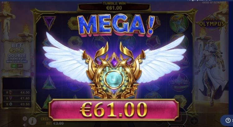 Gates of Olympus online slot mega win