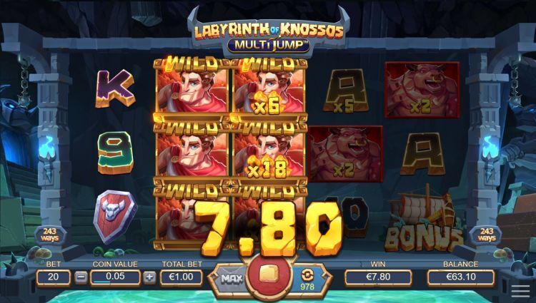 Labyrinth of Knossos slot big win