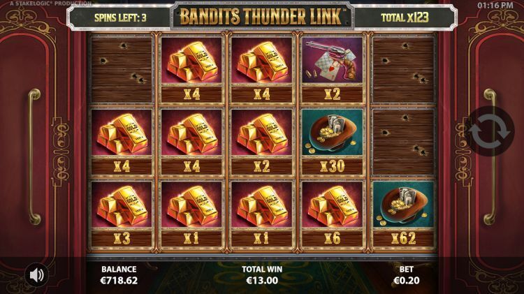 Bandits thunder reels stakelogic bonus