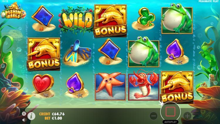 Fishin Reels slot pragmagic play bonus trigger