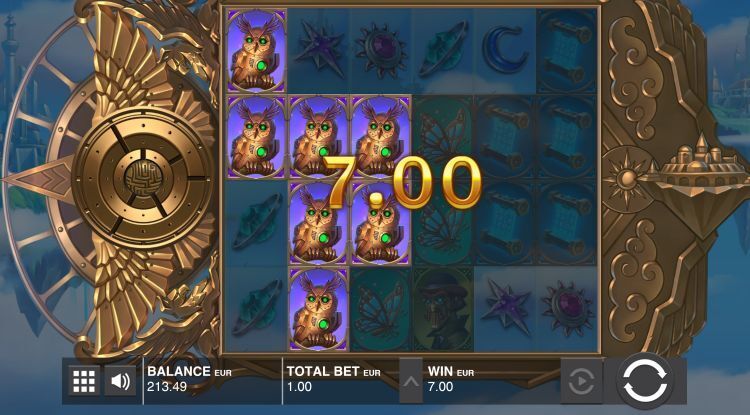 Land of Zenith slot push gaming big win