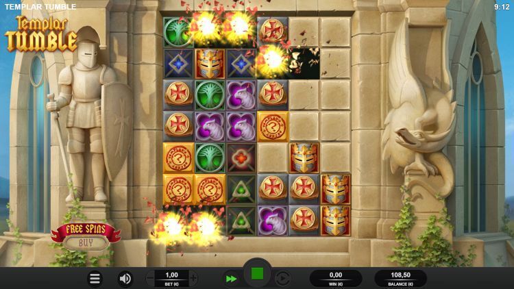 Templar tumble slot relax gaming review