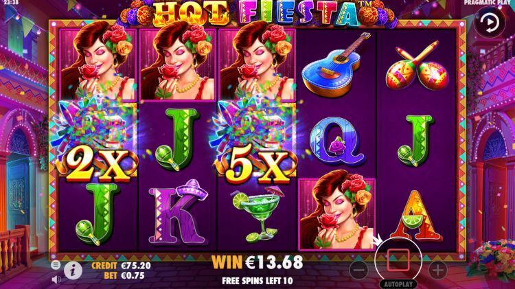 Hot fiesta slot pragmatic play free spins