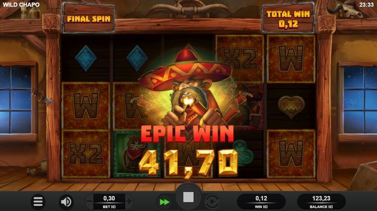 Wild Chapo slot review relax gaming epic win 2