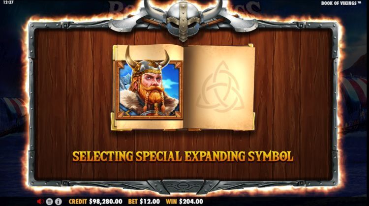 Book of Vikings slot bonus win