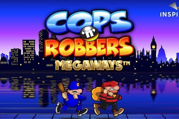 Cops n robbers megaways slot logo