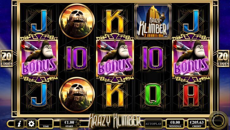 Krazy Klimber slot review feature