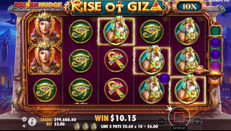 Free Spins Rise of Giza Powernudge