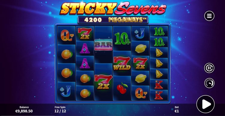 Free Spins bij Sticky Sevens Megaways