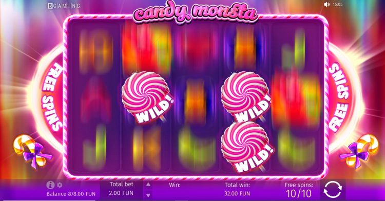 Free Spins bij Candy Monsta