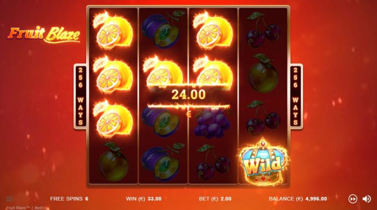 Free Spins van Fruit Blaze