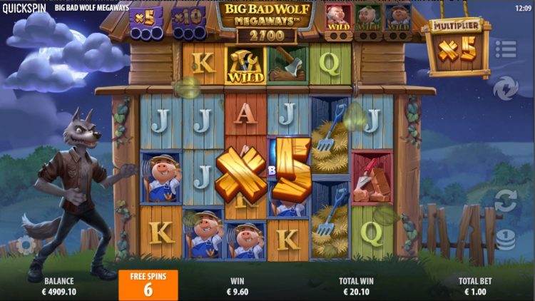 Big Bad Wolf Megaways Free Spins