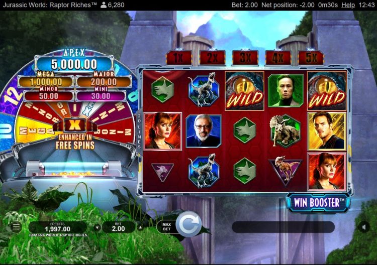 Jurassic World Raptor Riches Slot