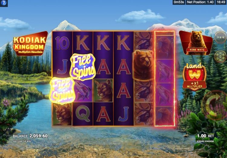 Free Spins van Kodiak Kingdom